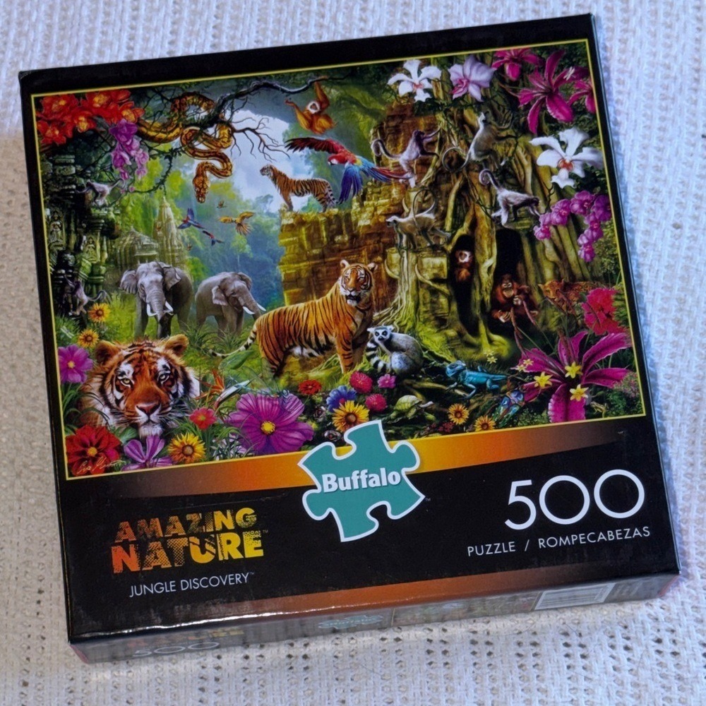Buffalo Amazing Nature Jungle Discovery 500 Piece Jigsaw Puzzle 03770 Tiger